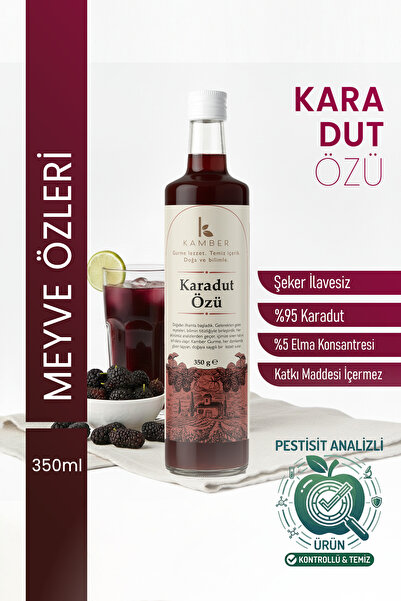 Kamber Doğadan Sağlığa Karadut Özü Katkısız, 350 g