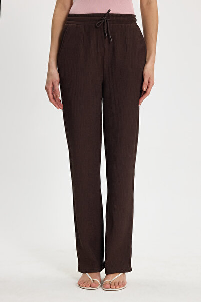 Tudors Γυναικείο παντελόνι Palazzo σε άνετη εφαρμογή, με δέσιμο στη μέση, ελα...