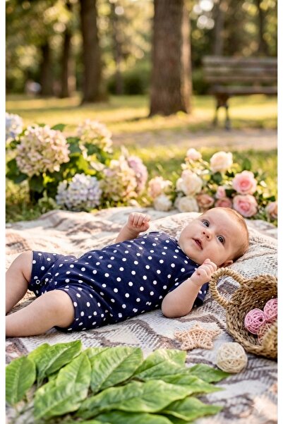 CemBebe Half Sleeve Summer Short Shorts Jumpsuit - Casual Comfortable Use