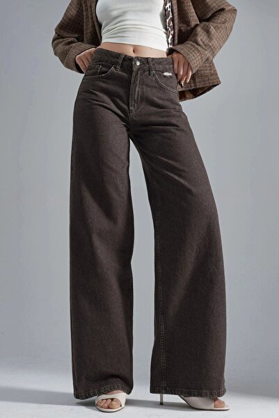 Hiccup Ψηλόμεσο φαρδύ τζιν παντελόνι δεκαετίας '90