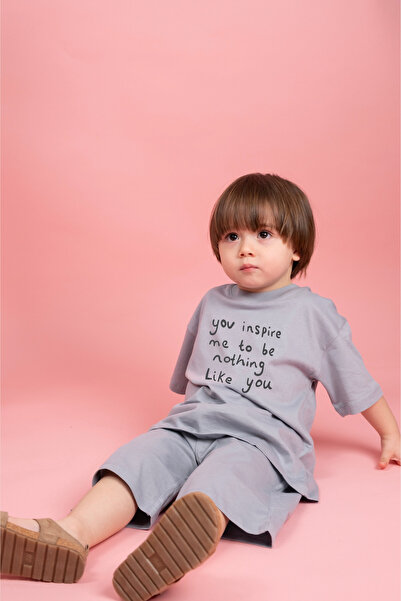 VAUVA Double Set Boy's Baby Printed Shorts Summer Set T-Shirt Shorts Set