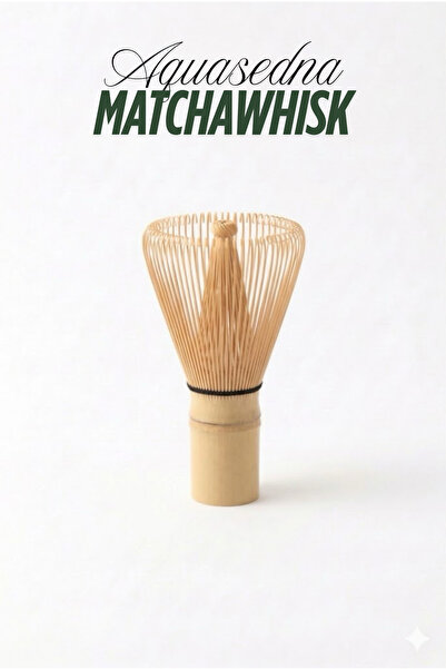 Aquasedna Bambu Matcha Çayı Karıştırıcı Fırça Bamboo Whisk Köpürtücü