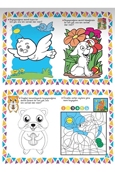 Harika Çocuk Yayınları Pastel Boya Ve Boyama Kitabı Seti