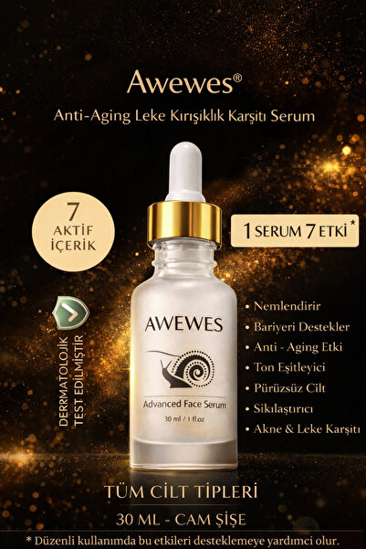 awewes Yaşlanma & Leke Karşıtı Ton Eşitleyici Salyangoz özlü- Niacinamide - P...