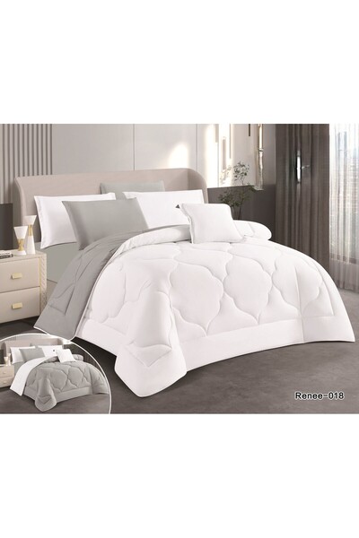 Red Rose Summer single and twin bed sheet set, 5 pieces, Cushion floral patte...