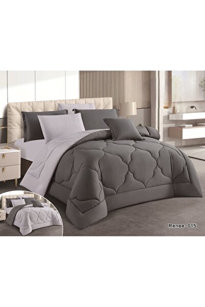 Red Rose Summer single and twin bed sheet set, 5 pieces, Cushion floral patte...