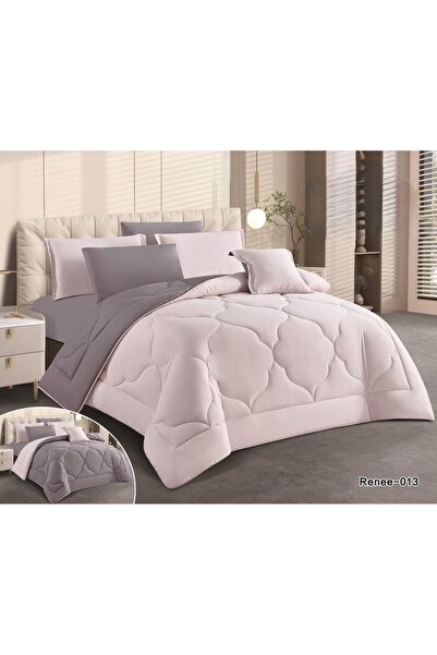 Red Rose Summer single and twin bed sheet set, 5 pieces, Cushion floral patte...