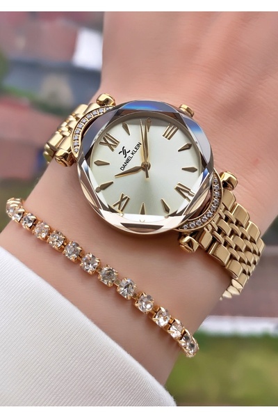 Daniel Klein Marka Orijinal Altın Renk 2 Yıl Garantili Kadın Kol Saati - Bile...