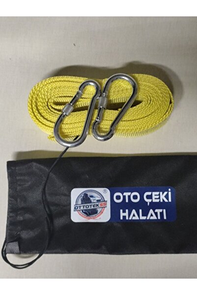 ottotekss Çeki Halatı 3 Ton 2.8 M (BEZ ÇANTALI) (ÇEKME HALATI) Kumaş 10 MM Vİ...