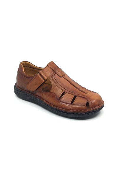 Luis Figo 100% Genuine Leather Orthopedic Summer Comfortable Men's Sandals Sl...