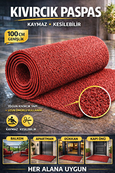 MR MİLREY Σγουρό χαλάκι πόρτας Αντιολισθητική σόλα θυρών, Χαλί διαδρομών, 14 ...