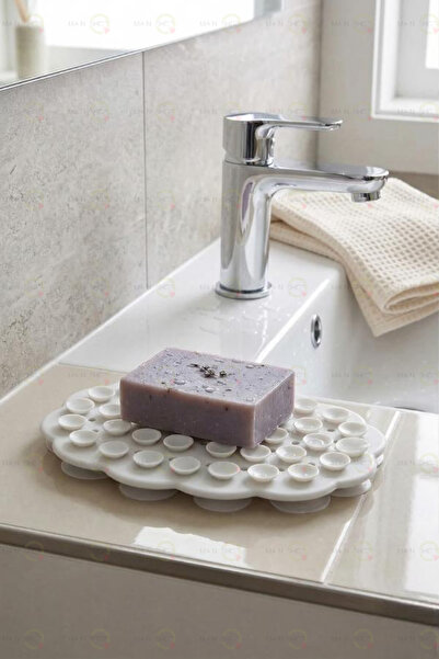 MAİN SHOP Δοχείο στερεού σαπουνιού κενού Λευκό M-105