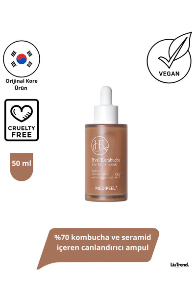 Medipeel Hyal Kombucha Tea-tox Ampoule 50 ml %70 Kombucha Ve Seramid Içeren C...