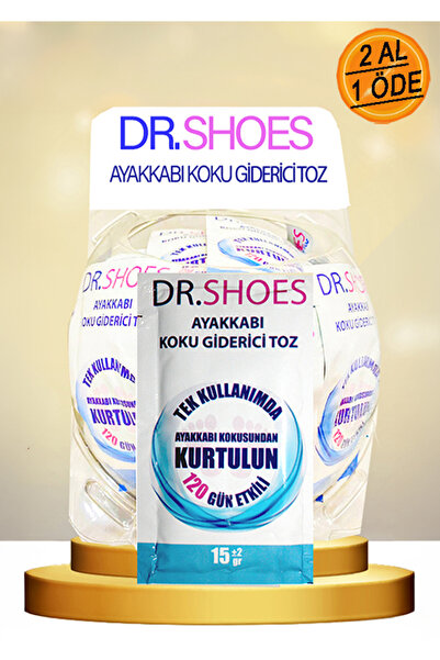DR. SHOES 5 Adet Ayak Koku Giderici - Ayakkabı Koku Giderici Toz 120 Gün Etki...