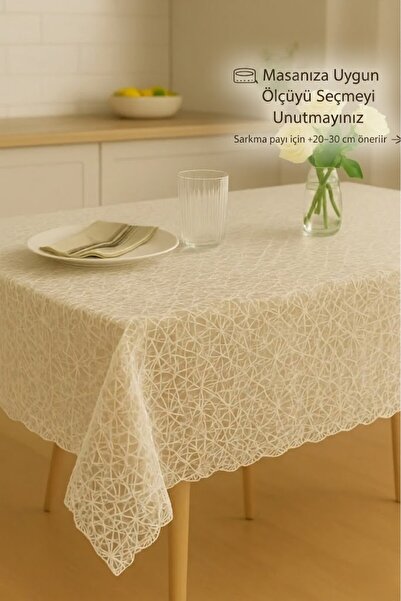 Rona Home Αφαιρούμενο αδιάβροχο ψάθινο πολυτελές κάλυμμα τραπεζιού με επικάλυ...