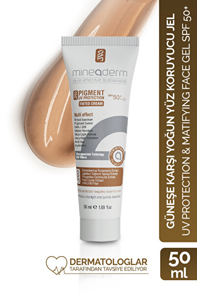 mineaderm Leke Karşıtı Renkli Güneş Kremi Spf 50+/pigment Uv Protection Tinte...