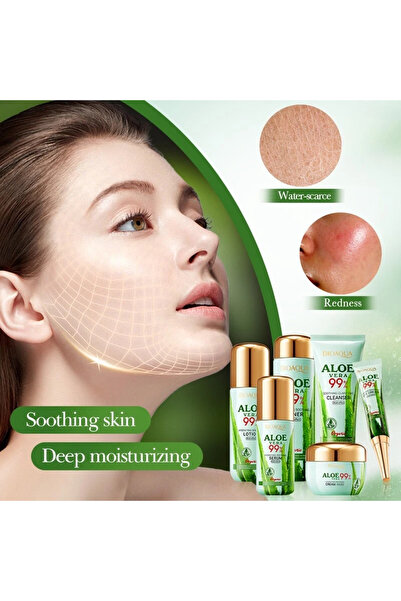 Bioaqua Aloe Vera Skincare 6 pcs Set suitable for all skin types