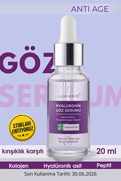 Luminate Göz Altı Serumu Kırışıklık Ve Morluk Karşıtı Göz Çevresi Yoğun Nemle...