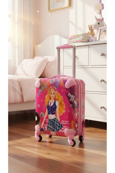 Protocol London Angel Girls Kız Çocuk Valizi Pembe