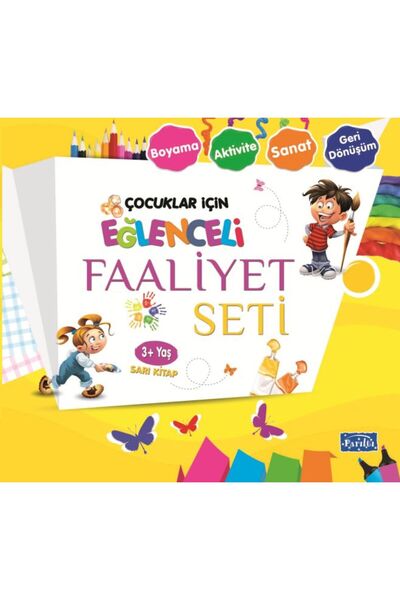 Parıltı Yayınları Eğlenceli Faaliyet Seti - Sarı Kitap - 3+ Yaş