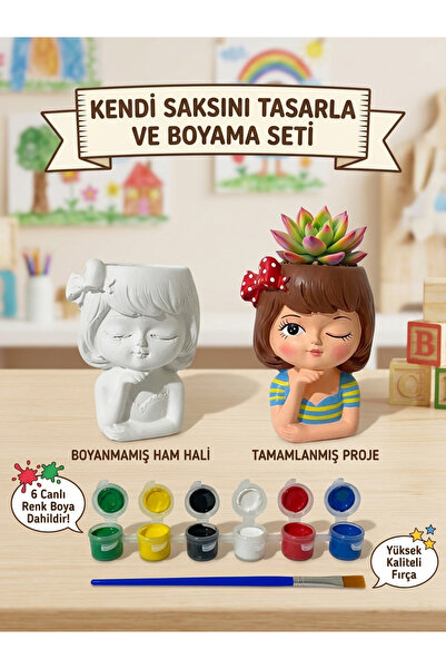 KOÇSAN Taş Boyama çocuk figürü