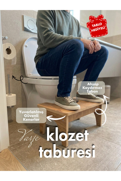 varje Klozet Çömelme Ayak Taburesi, Basamak Taburesi, Wc Tuvalet Taburesi, Kl...