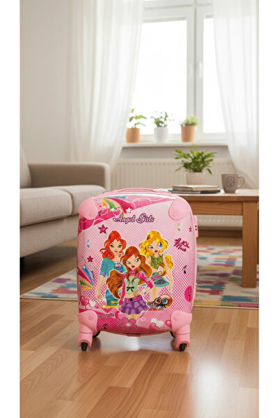 Protocol London Angel Girls Kız Çocuk Valizi Pembe