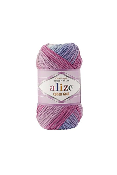 Alize Καλοκαιρινό Crop φόρεμα Amigurumi Motif - Gold Tie Dye, Βαμβακερό σχοιν...
