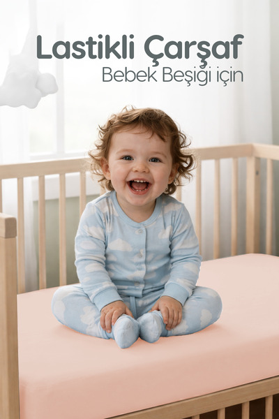 Erko Dört Mevsim %100 Pamuk Penye Lastikli Bebek Çarşafı | Nefes Alan Yapı, P...