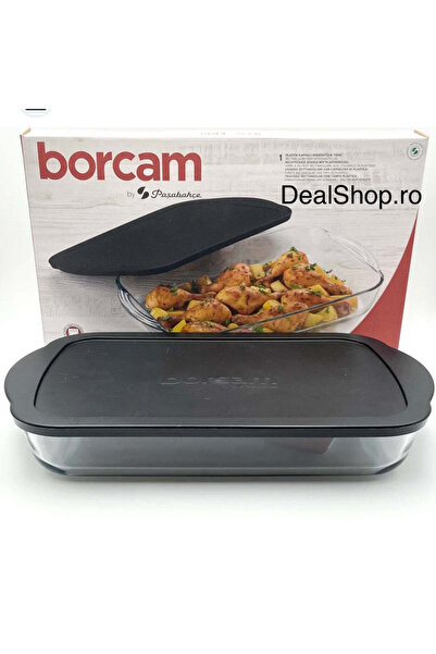 dealshopromania Ορθογώνιο ταψί με καπάκι από σιλικόνη 3,85 L