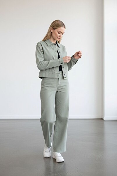 VELLICHOR ΓΥΝΑΙΚΕΙΟ ΣΕΤ ΤΖΙΝ ΠΑΝΤΕΛΟΝΙ ΚΑΙ ΜΠΟΥΦΑΝ - ΠΡΑΣΙΝΟ