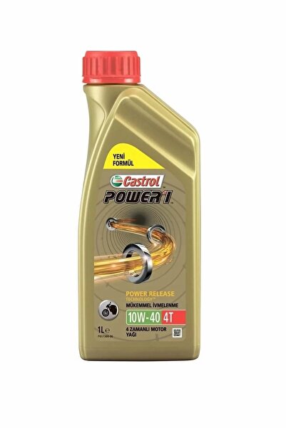 CASTROL Power 1 10w40 4t Motorsiklet Sentetik Yağ 1 Lt