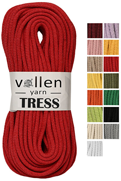 vollen yarn Σχοινί Macrame, Σχοινί πολλαπλών χρήσεων, 10 μέτρα, Σχοινί με κορ...