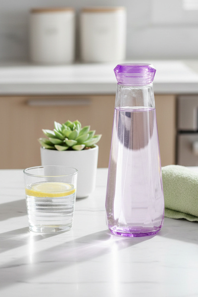 Eq deco Kapaklı Cam Şişe 400 ml