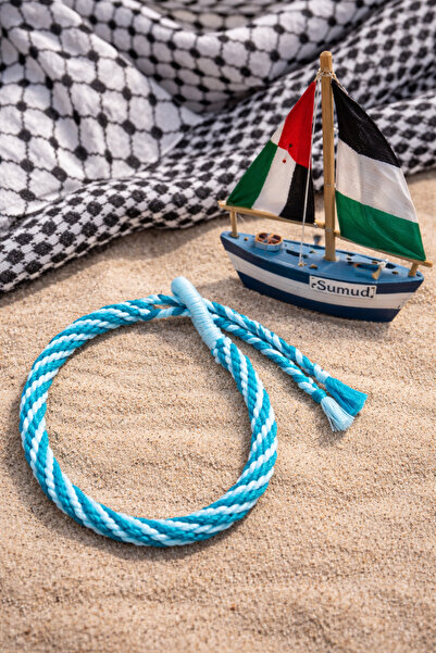 Günebakan Kumihimo Rope Bracelet - Sumud Filosu (It Is Only the Bracelet, Oth...