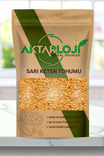 aktarloji 1 Kg Gold Keten Tohumu Sarı / Premium Kalite / Yüksek Omega ve Lif ...