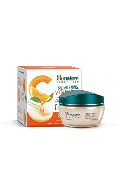 Himalaya Since 1930 Vitamin C Brightening Tone Equalizing Moisturizer with Orange Extract Serum 50 Ml, Vitamin C