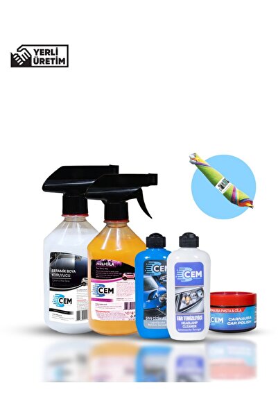 CEM CAR CARE Oto Boya Koruma&parlaklık Dış Bakım Seti