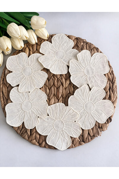 VeraLüx Home 6 τεμάχια πετσέτες για κοκτέιλ και παρουσίαση Daisy, ΕΙΔΙΚΕΣ ΑΝΤ...