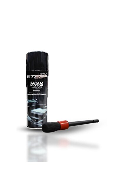 STEEP Susuz Motor Temizleyici & Parlatıcı Sprey 500 Ml Detay Temizlik Fırçası