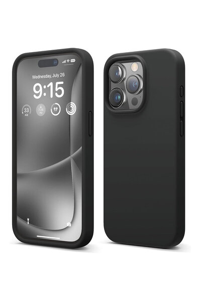 OEM Husa Silicon Soft Touch, Microfibra, Protectie Camere, pentru iPhone 15 P...