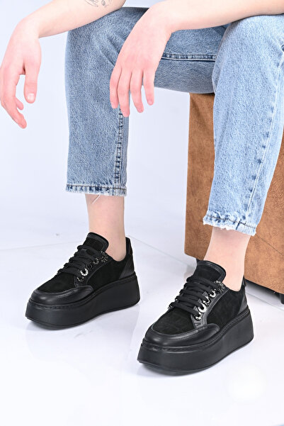 Bestello Γυναικεία παπούτσια με κορδόνια από γνήσιο δέρμα 334-7877-49