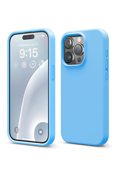 OEM Husa Silicon Soft Touch, Microfibra, Protectie Camere, pentru iPhone 15 P...