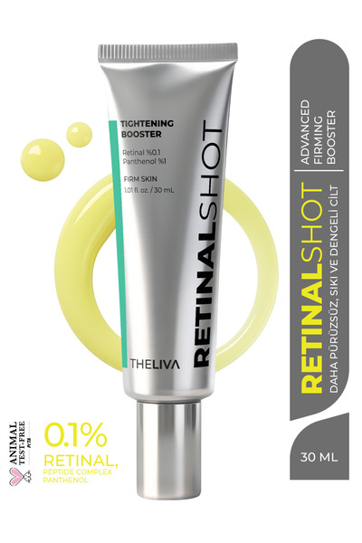 Retinal Shot Tightening Booster Krem, Sıkılaştırıcı Yüz Kremi, Gece Kremi Yenileyici 30 ml