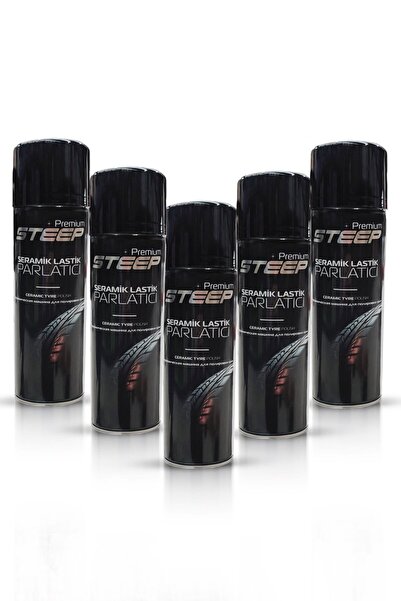STEEP Seramik Lastik & Tampon Parlatıcı Sprey 5 Adet 500ml