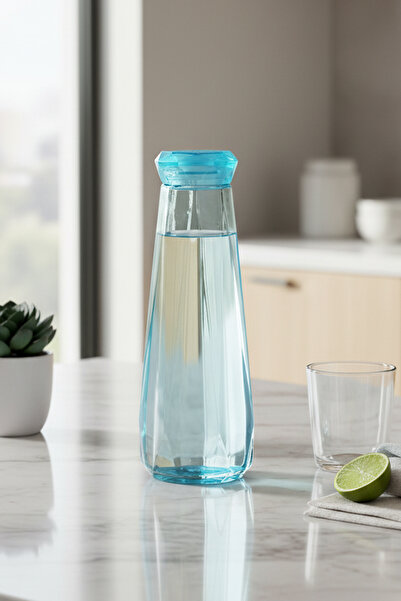 Eq deco Kapaklı Cam Şişe 400 ml