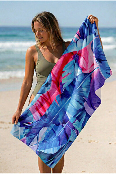 AİRYCOT Prosop de plajă Blue Palm