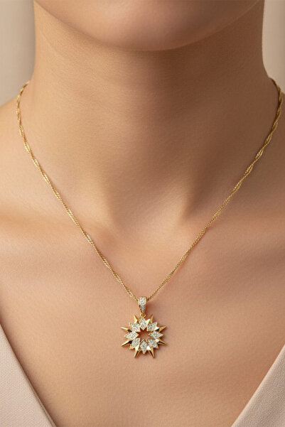 XUPING JEWELRY قلادة من حجر الزركون الكريستالي من ستايل إنساي/شوبينج جويلري