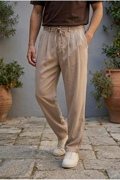 Valiberta Ανδρικό καλοκαιρινό παντελόνι Magnus Tensel Fabric Relaxed Fit με ε...