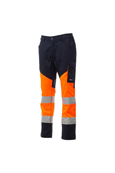 PAYPER Pantaloni talie Working Summer, Sezon Primavara-Vara, Fluorescent Oran...